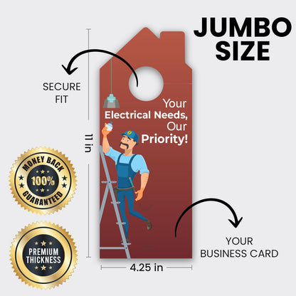 Electrician Services Door Hanger