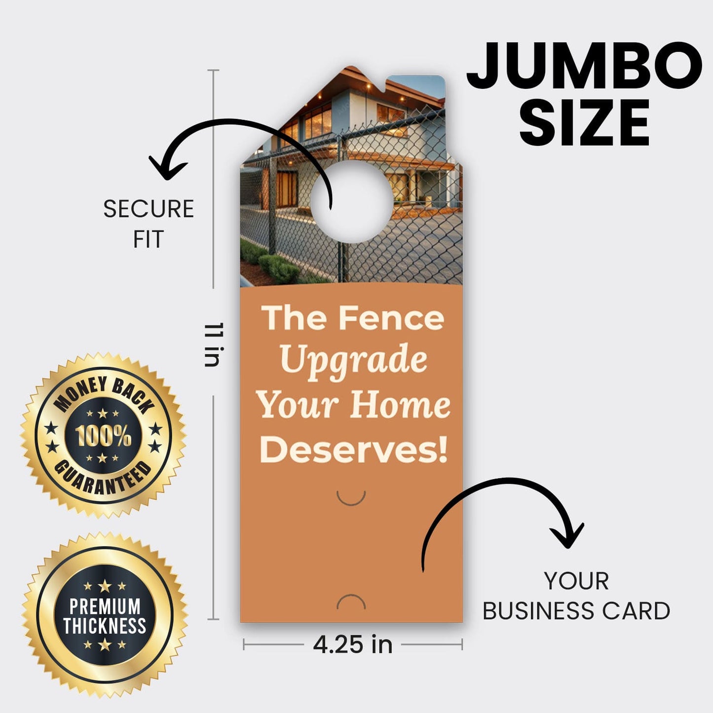 Fence Services Door Hanger