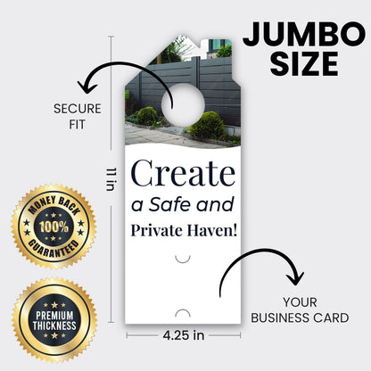 Fence Services Door Hanger