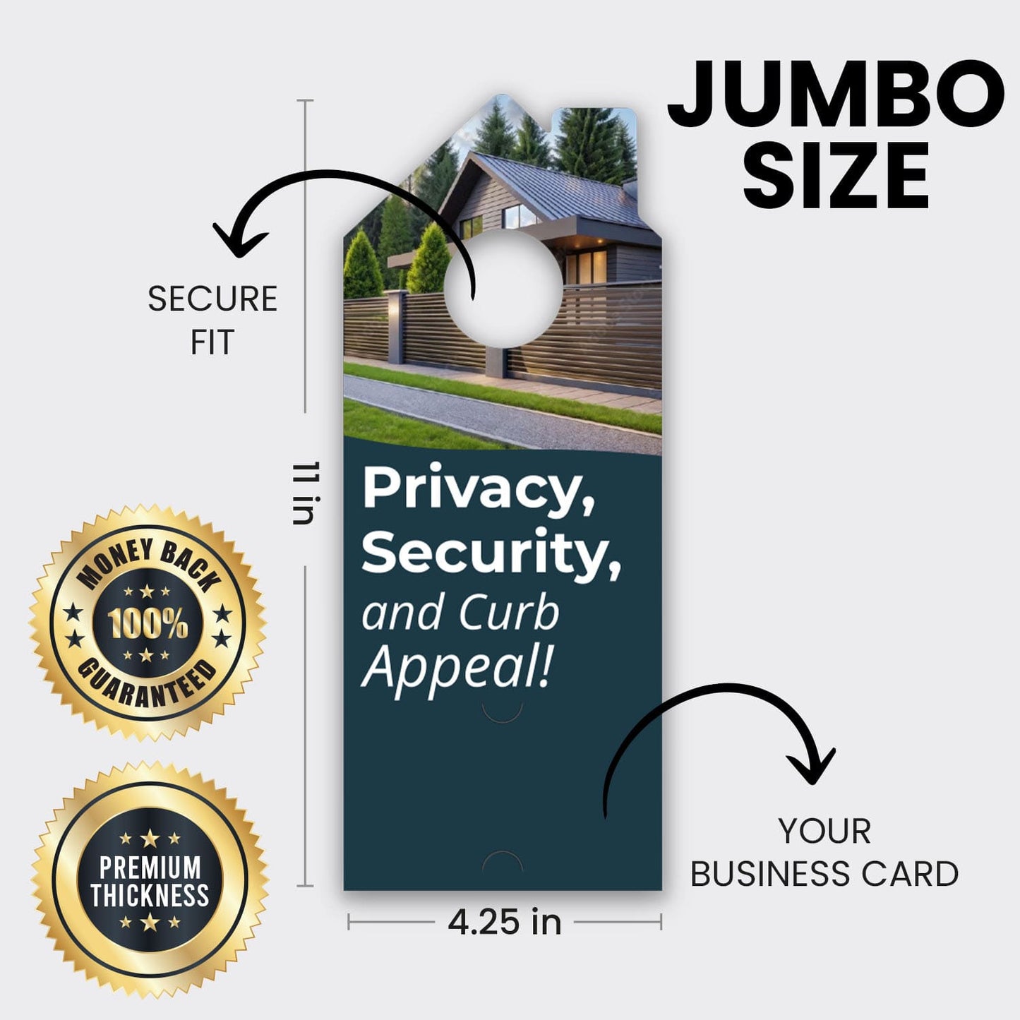 Fence Services Door Hanger