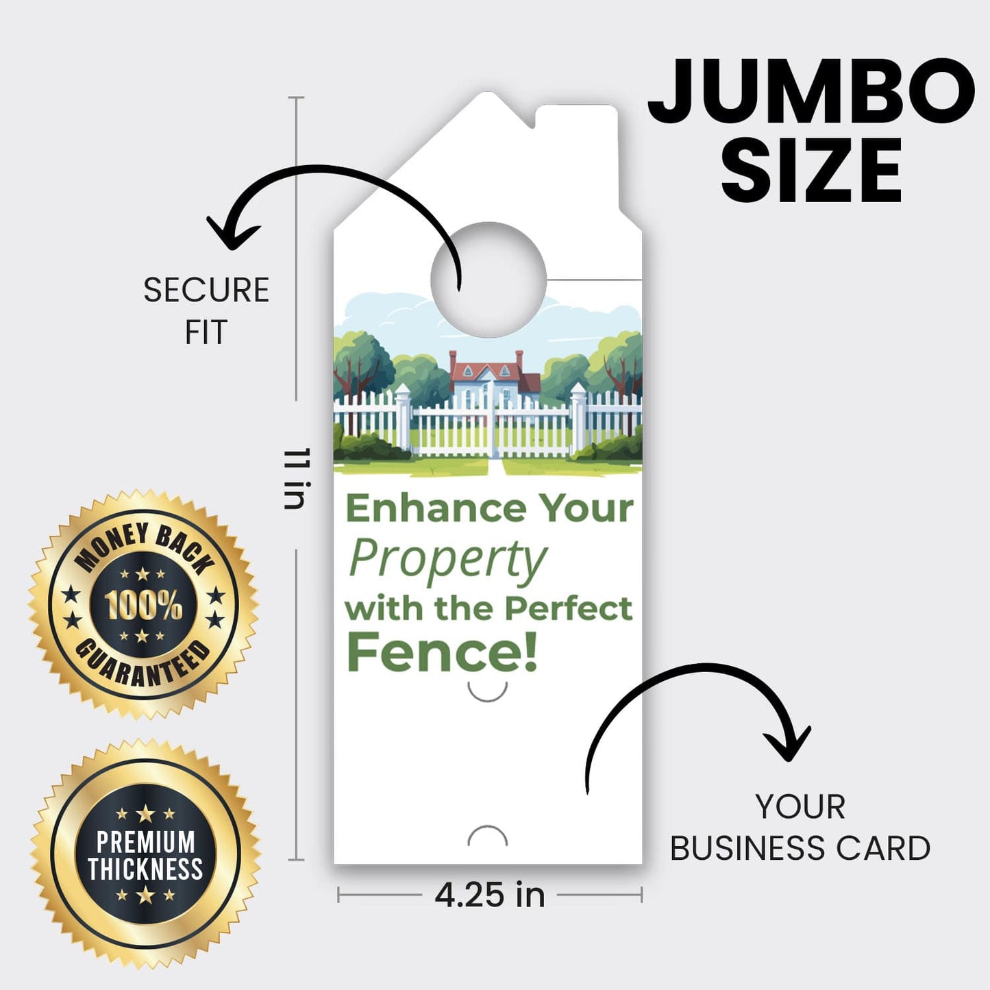 Fence Services Door Hanger