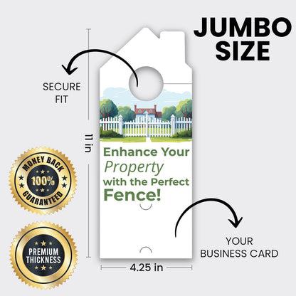 Fence Services Door Hanger