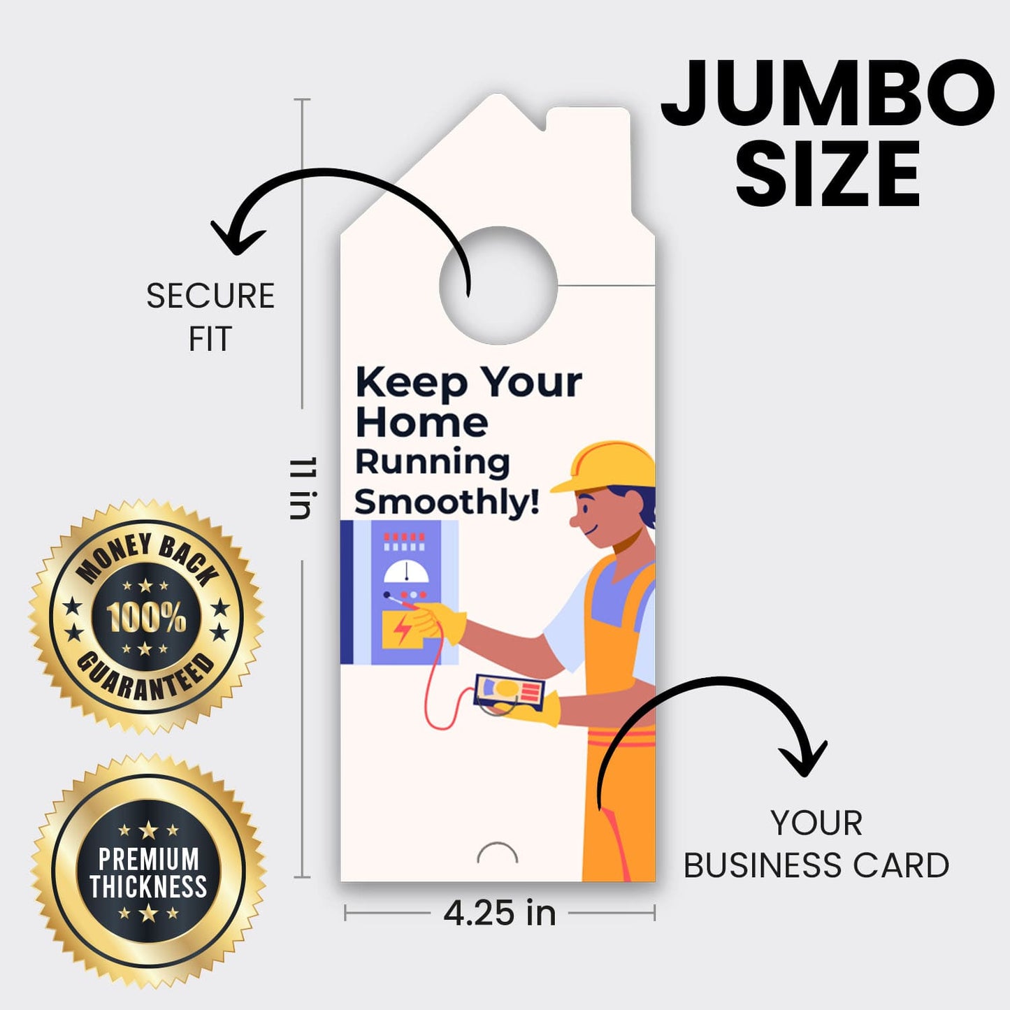 Electrician Services Door Hanger