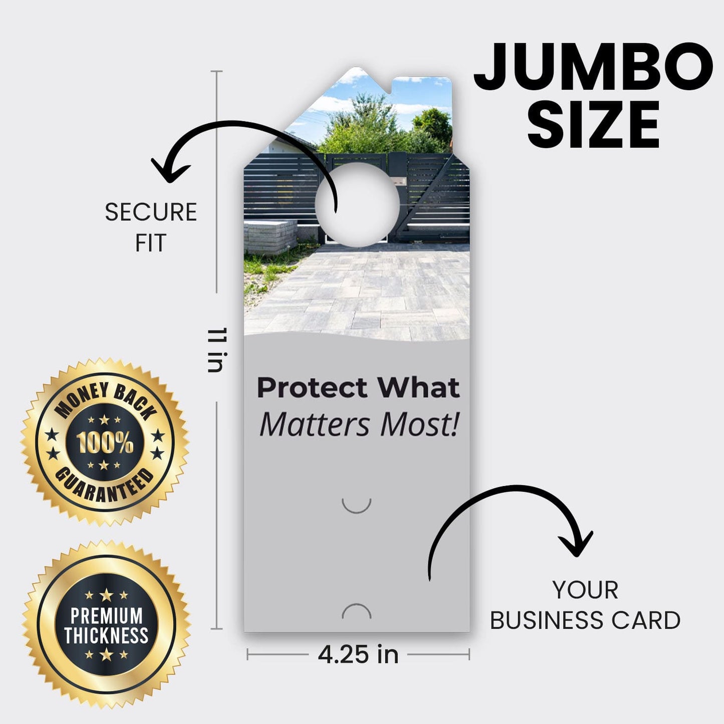 Fence Services Door Hanger