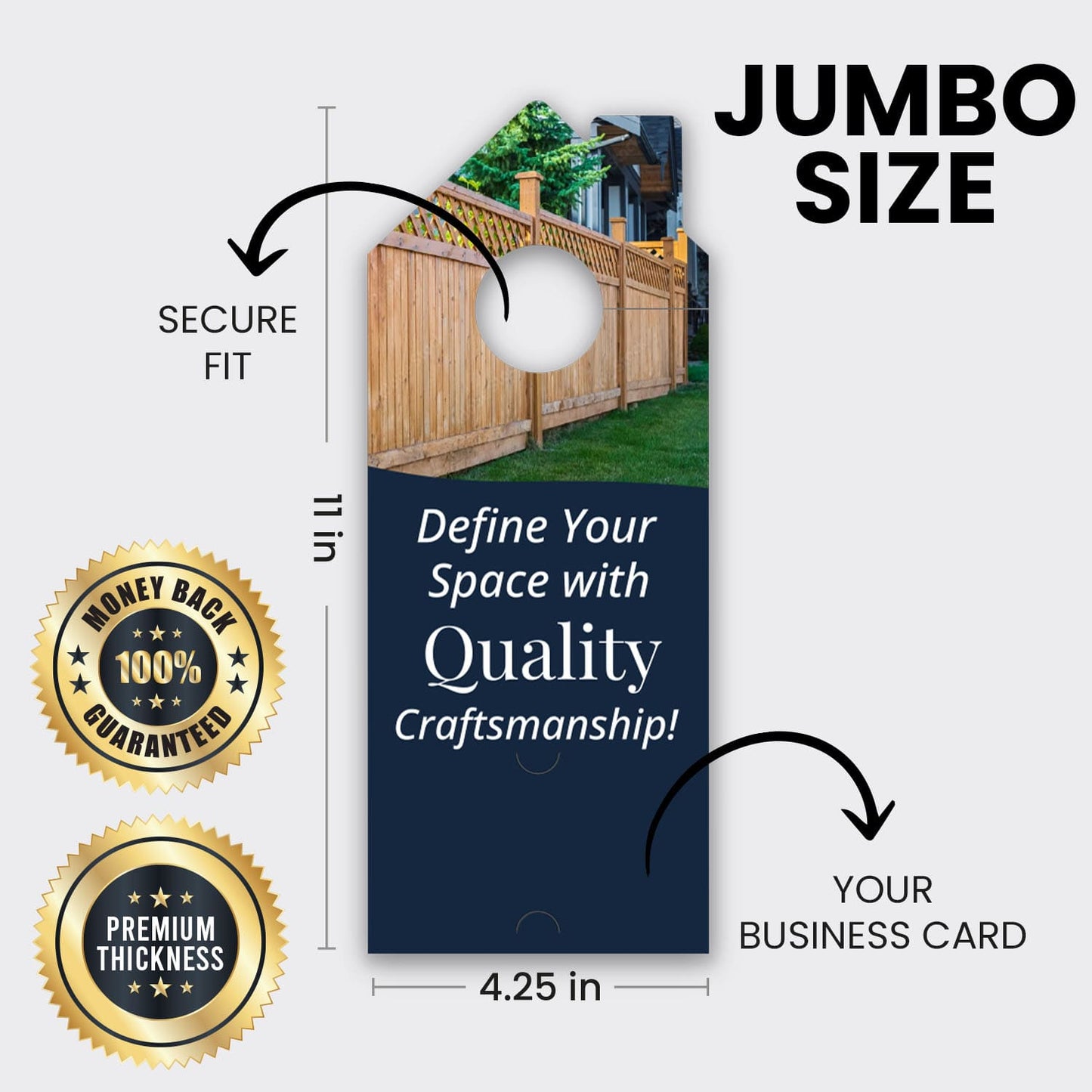 Fence Services Door Hanger
