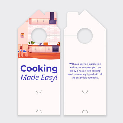 Kitchen Remodeling Services Door Hanger