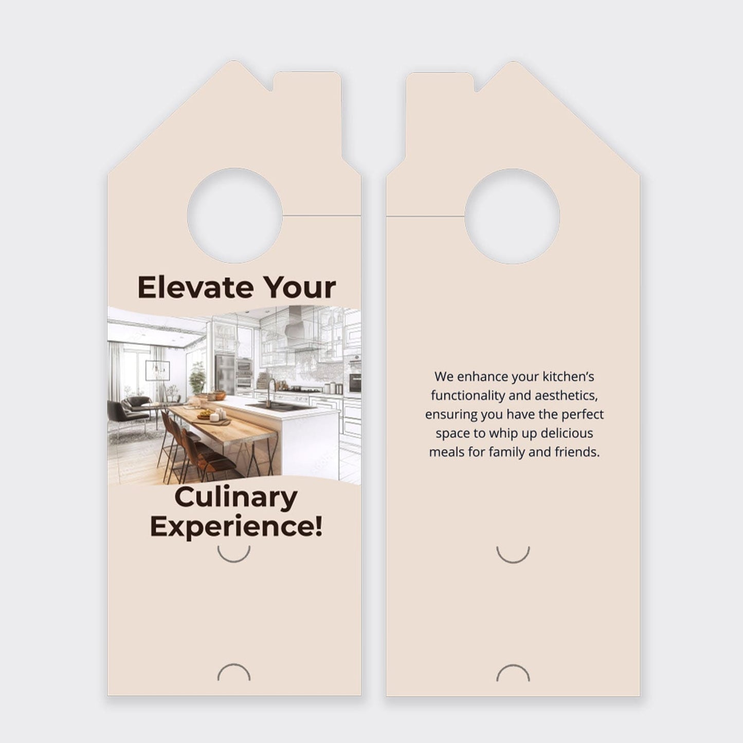 Kitchen Remodeling Services Door Hanger