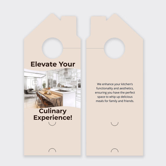 Kitchen Remodeling Services Door Hanger