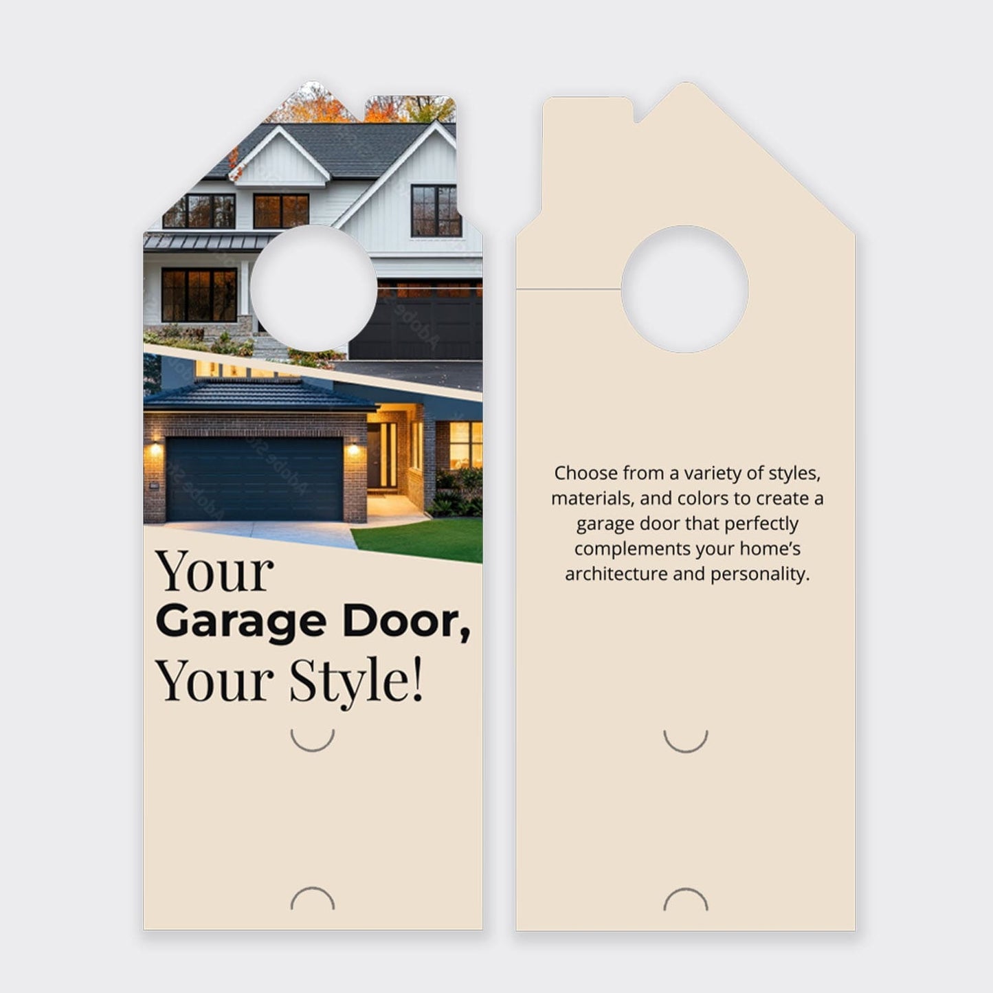 Garage Door Services Door Hanger