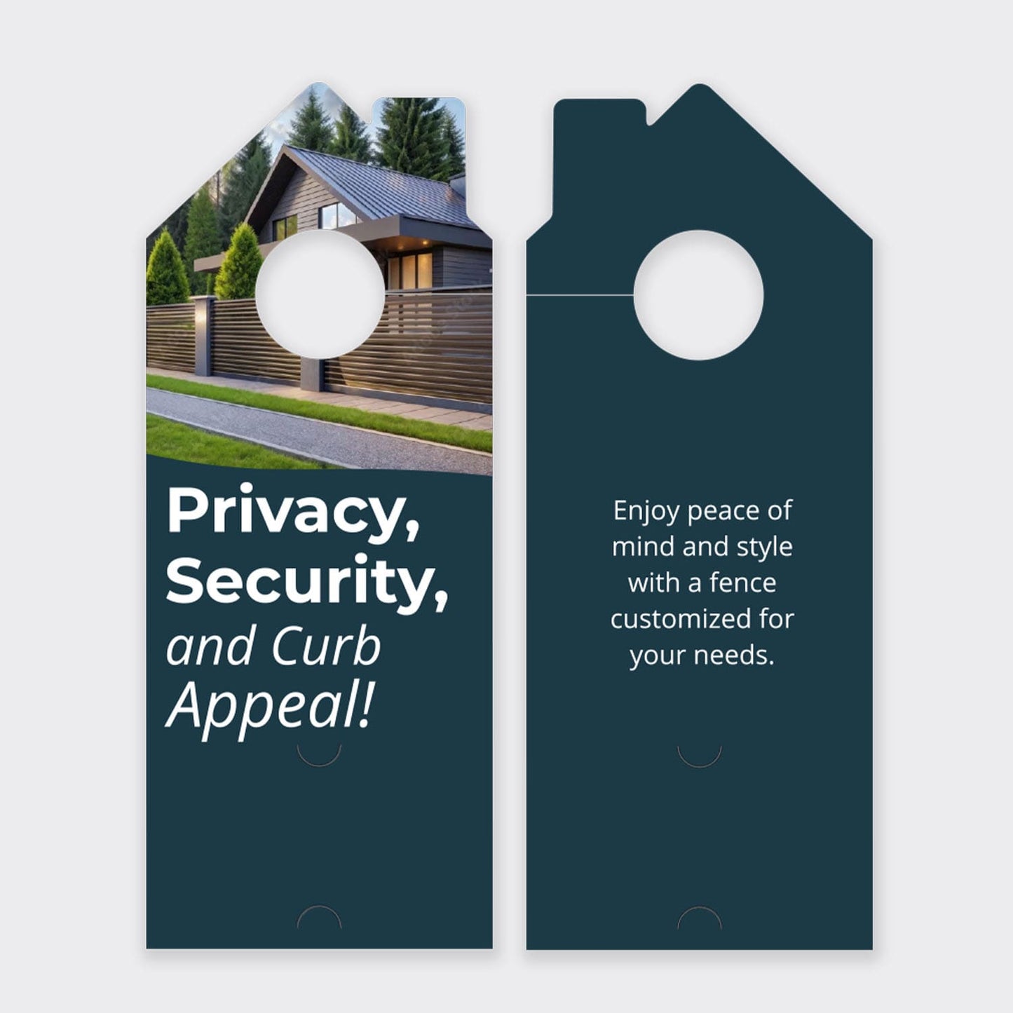 Fence Services Door Hanger