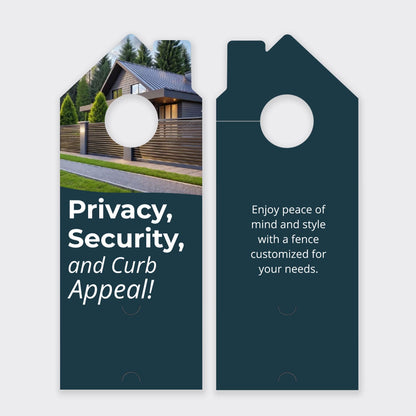 Fence Services Door Hanger