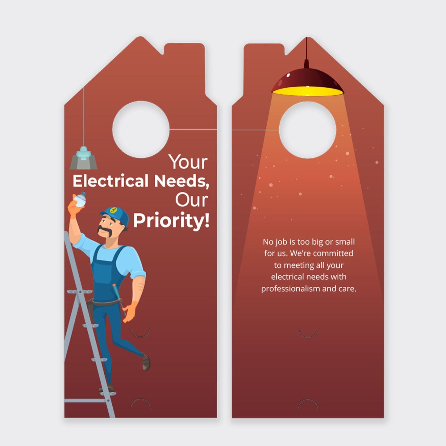 Electrician Services Door Hanger