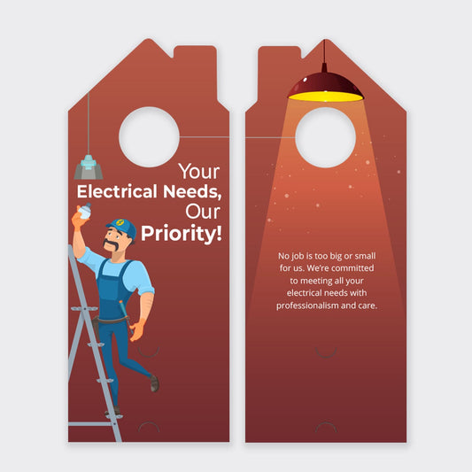 Electrician Services Door Hanger