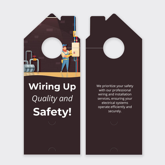 Electrician Services Door Hanger