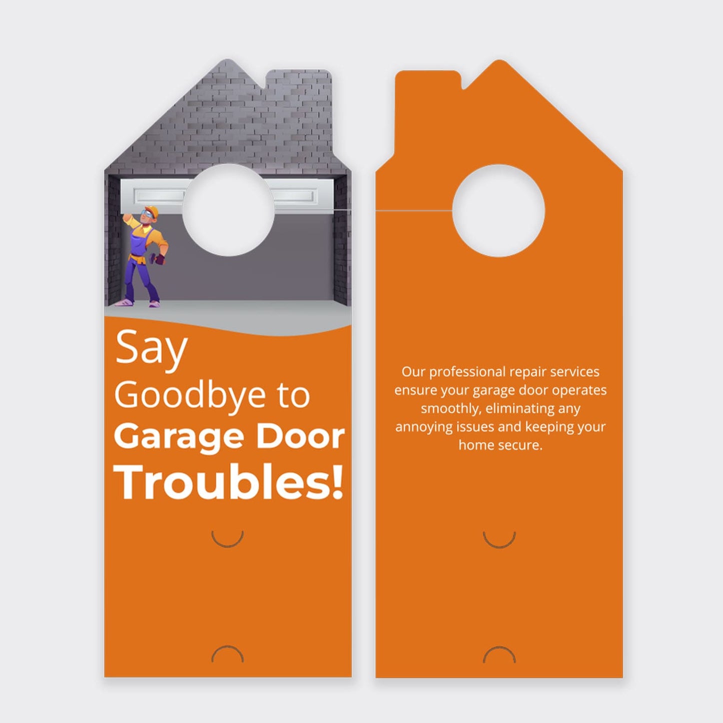 Garage Door Services Door Hanger