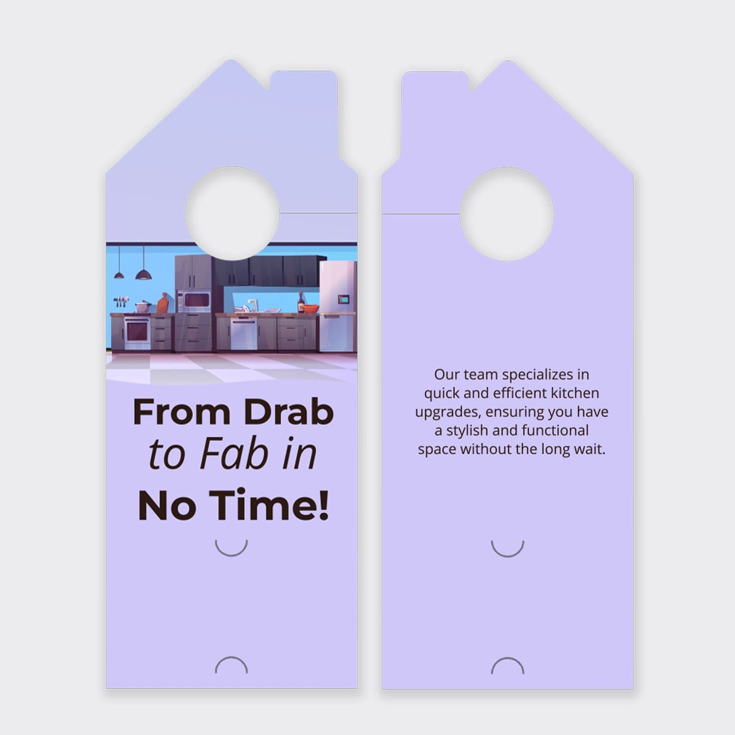 Kitchen Remodeling Services Door Hanger