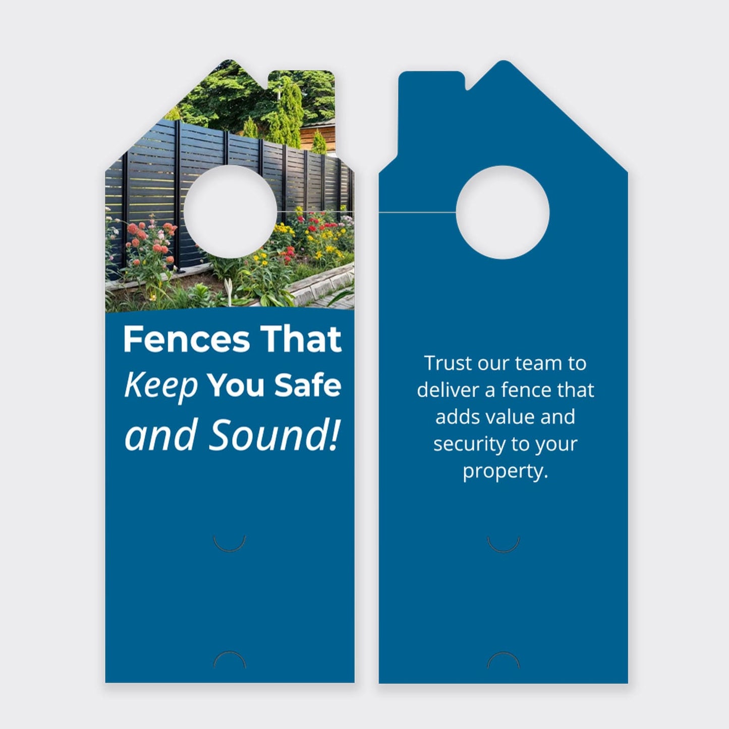 Fence Services Door Hanger