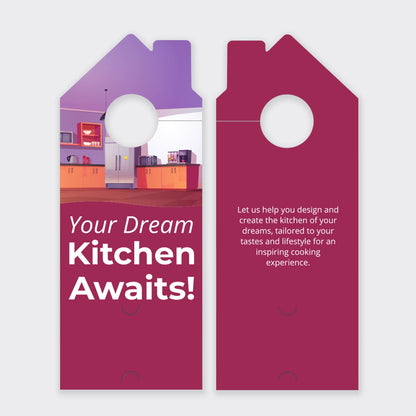 Kitchen Remodeling Services Door Hanger