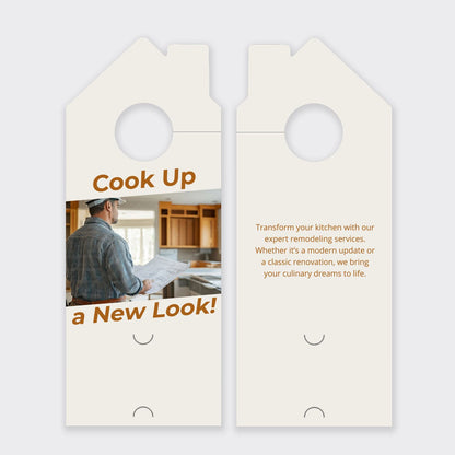 Kitchen Remodeling Services Door Hanger