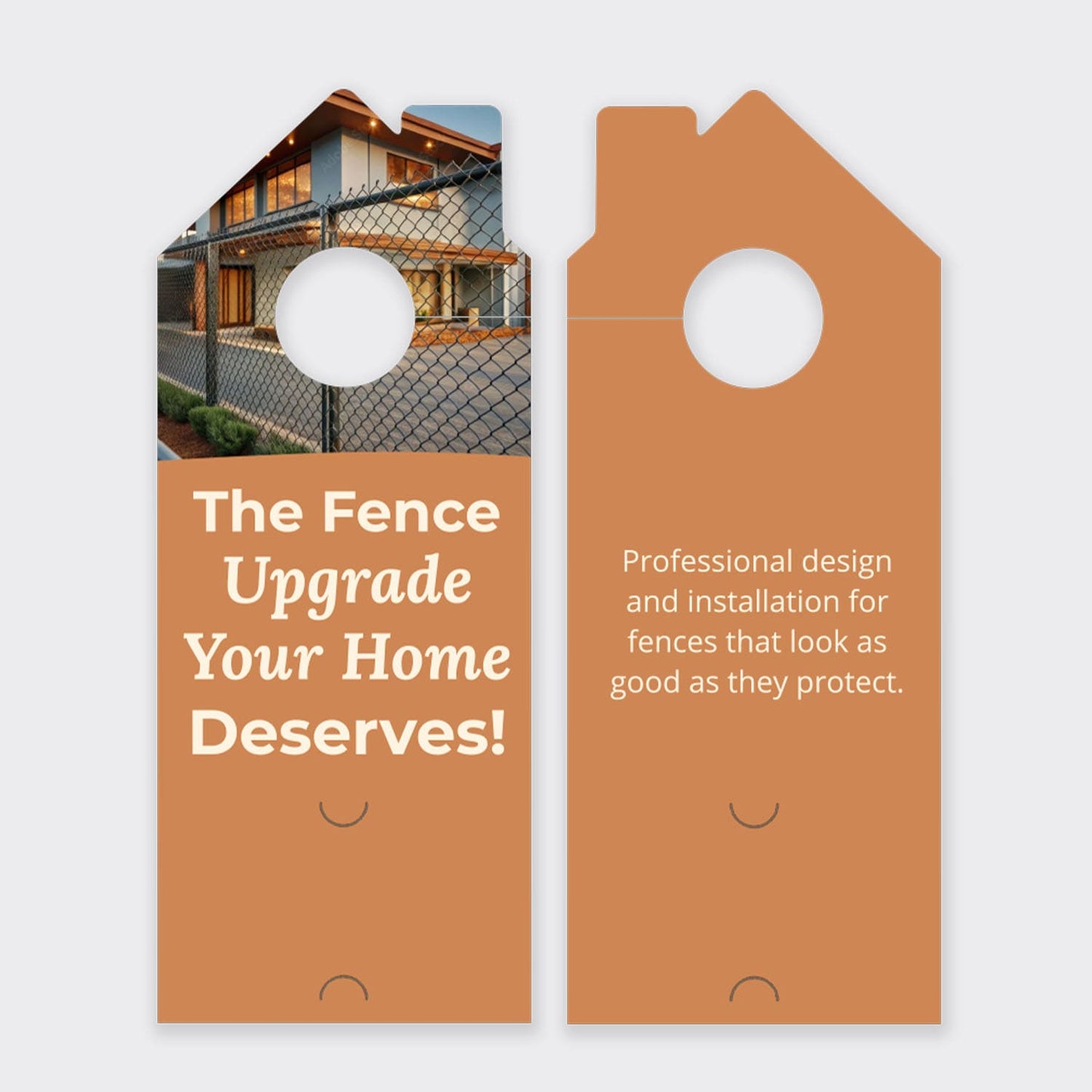 Fence Services Door Hanger