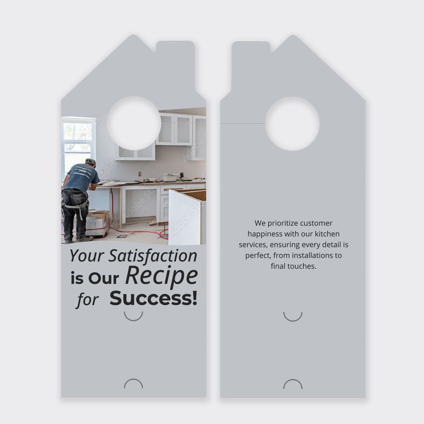 Kitchen Remodeling Services Door Hanger
