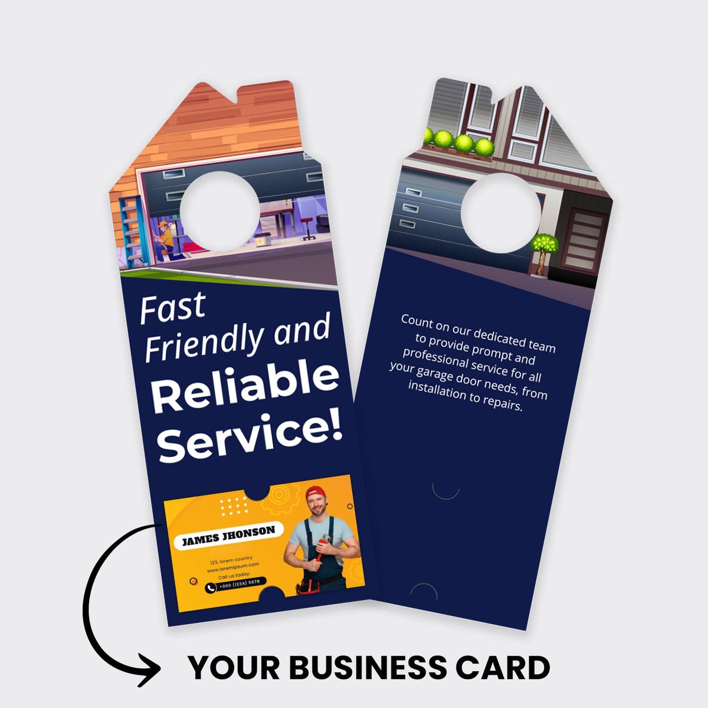 Garage Door Services Door Hanger