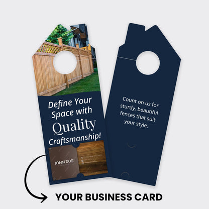 Fence Services Door Hanger