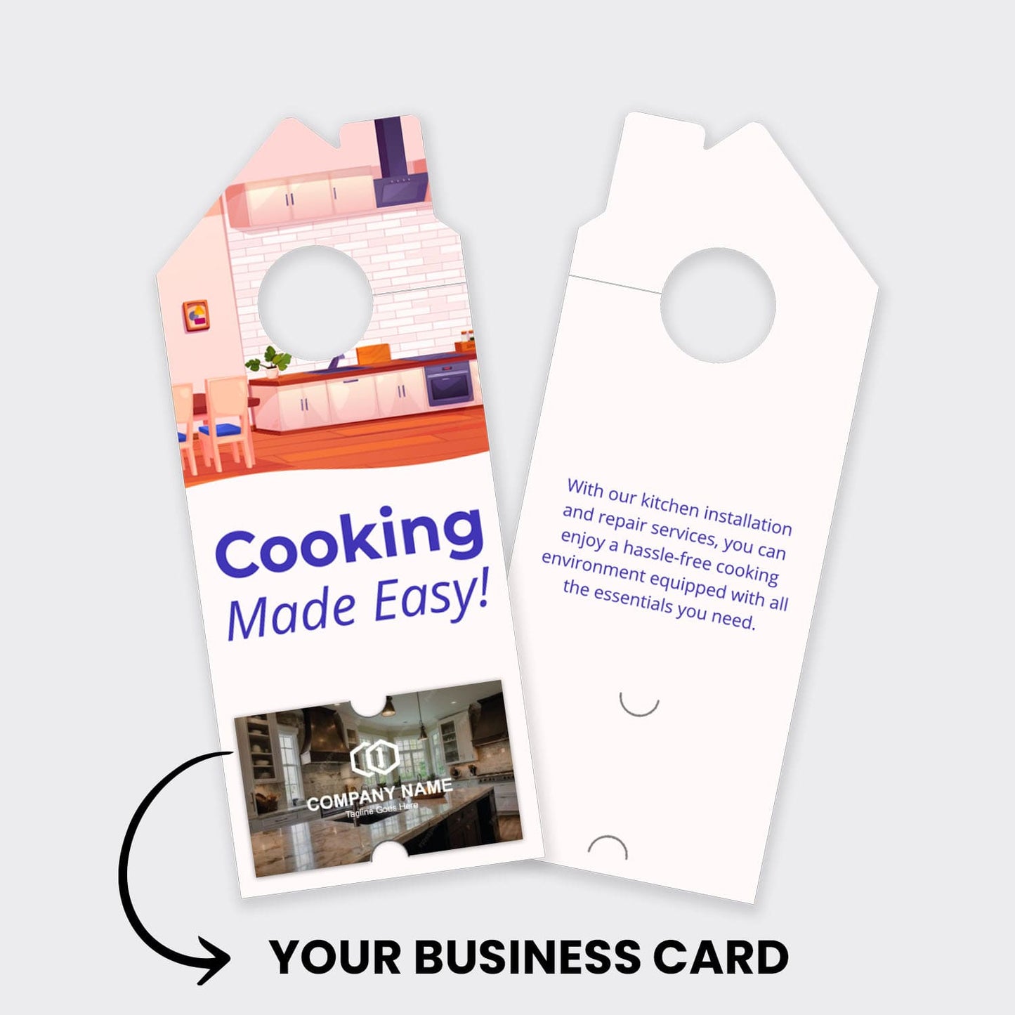 Kitchen Remodeling Services Door Hanger