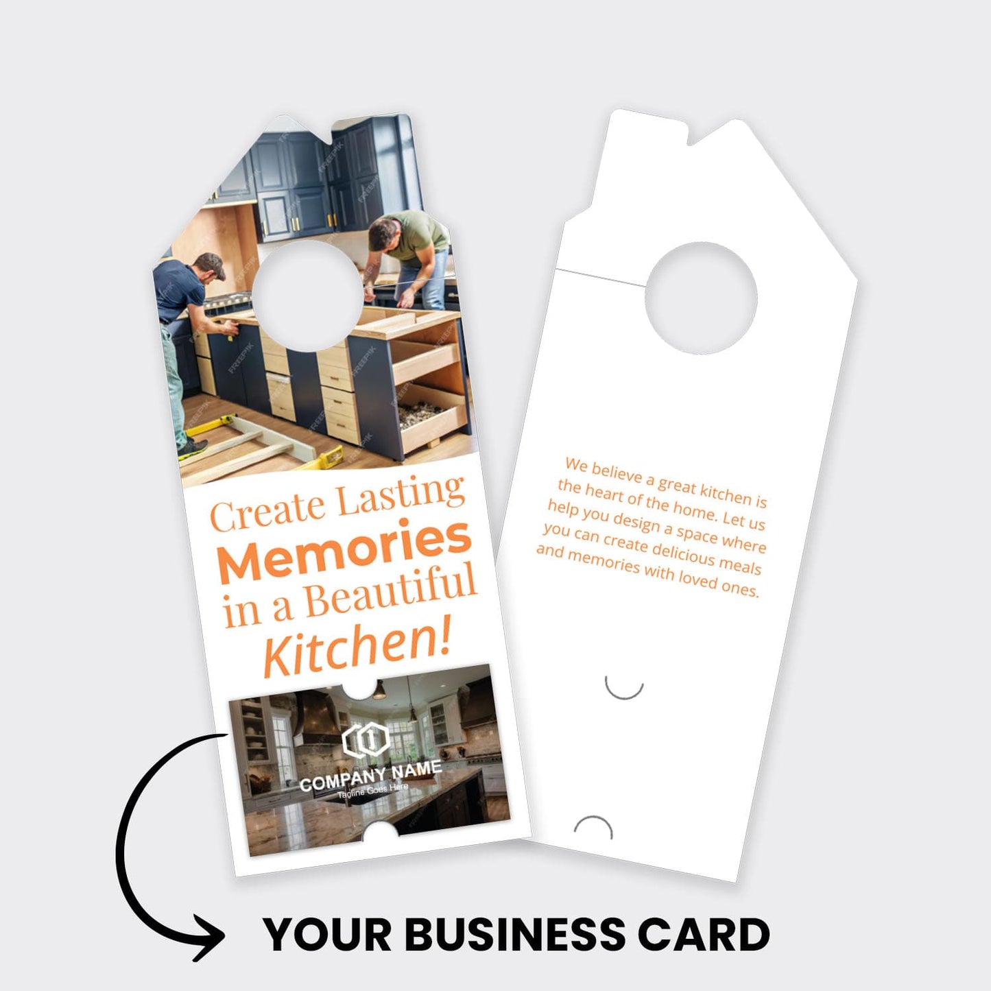 Kitchen Remodeling Services Door Hanger