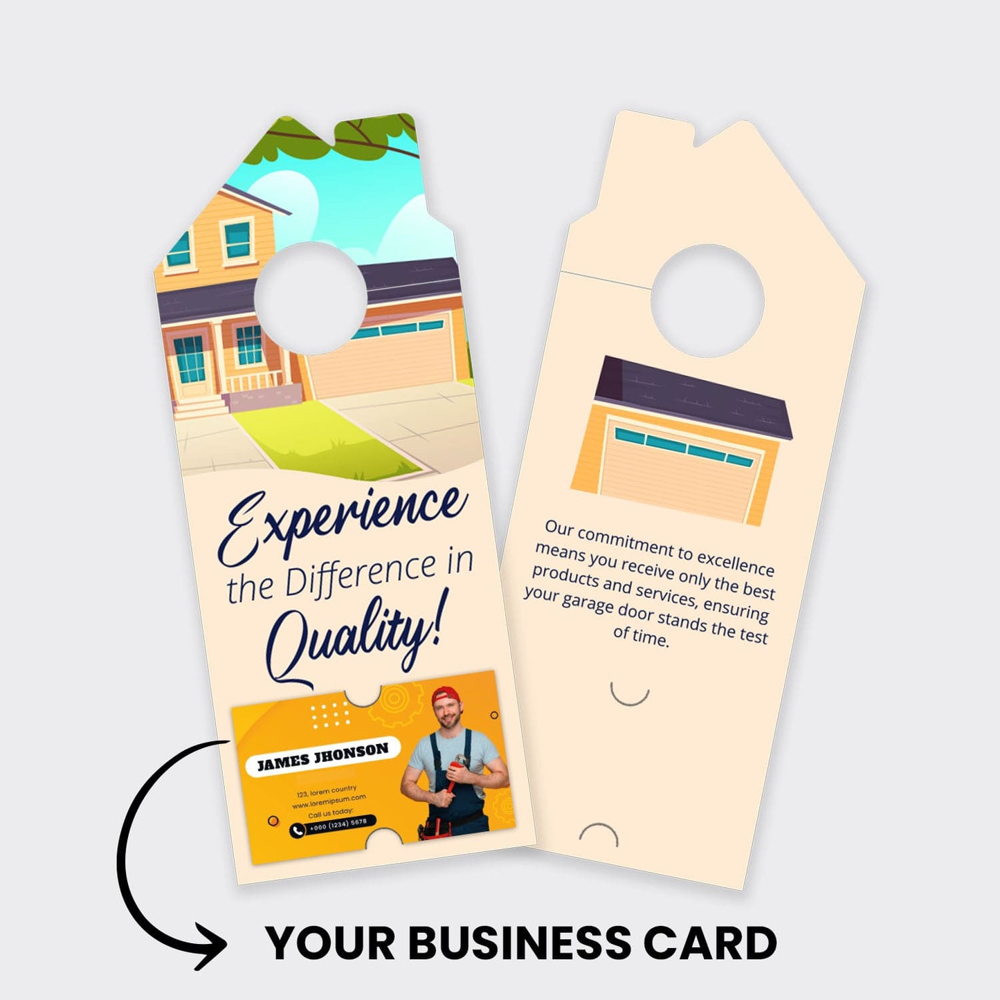 Garage Door Services Door Hanger