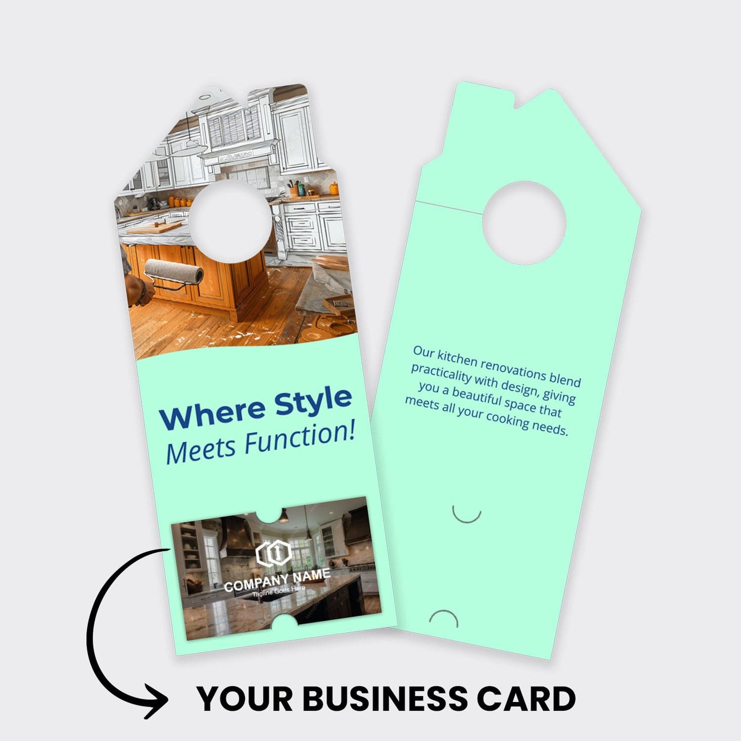 Kitchen Remodeling Services Door Hanger