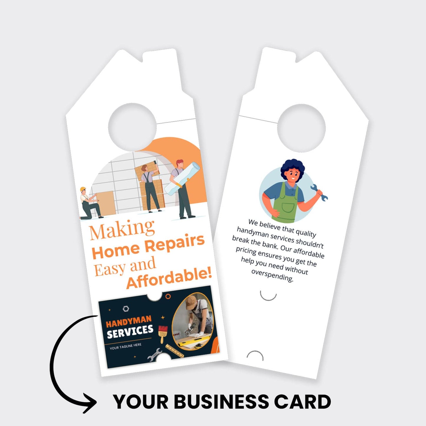Handyman Services Door Hanger