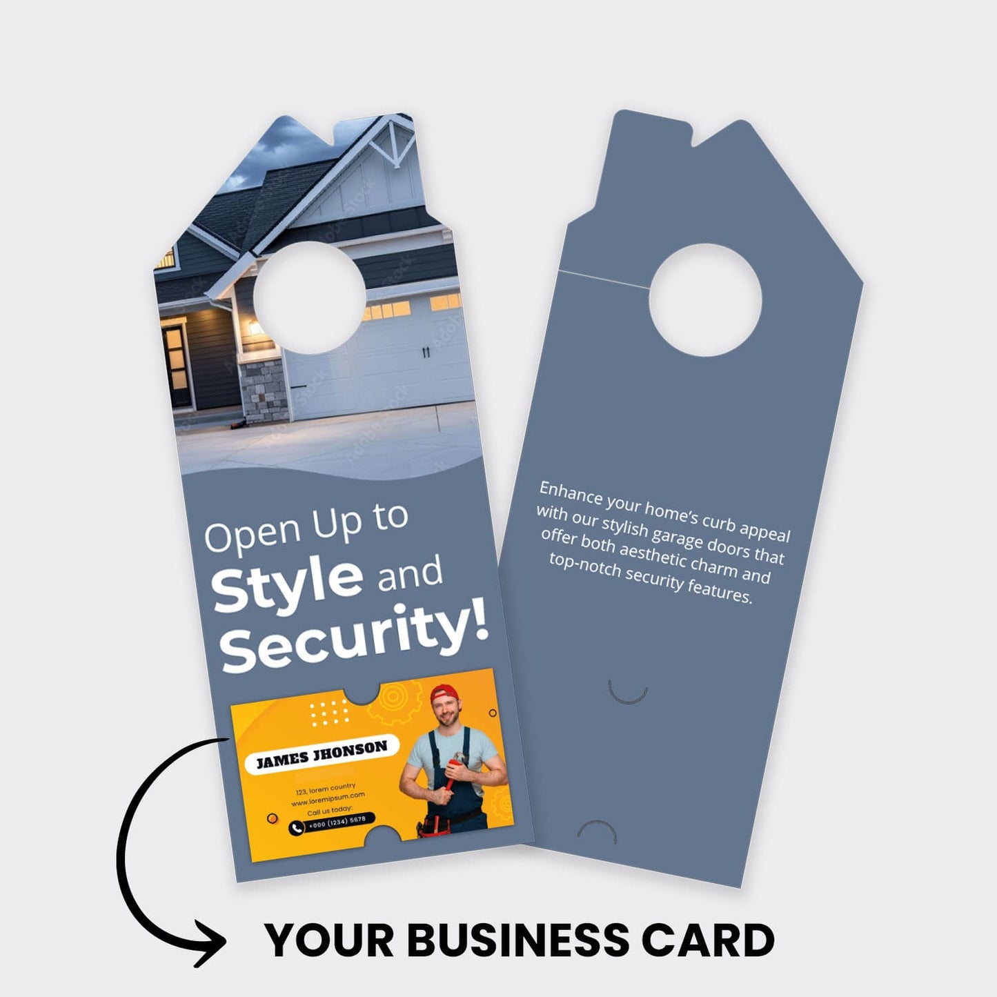 Garage Door Services Door Hanger