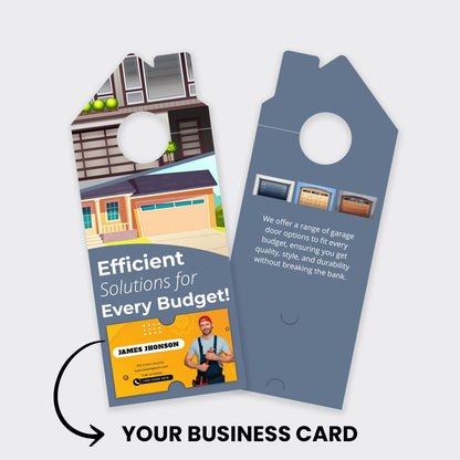 Garage Door Services Door Hanger