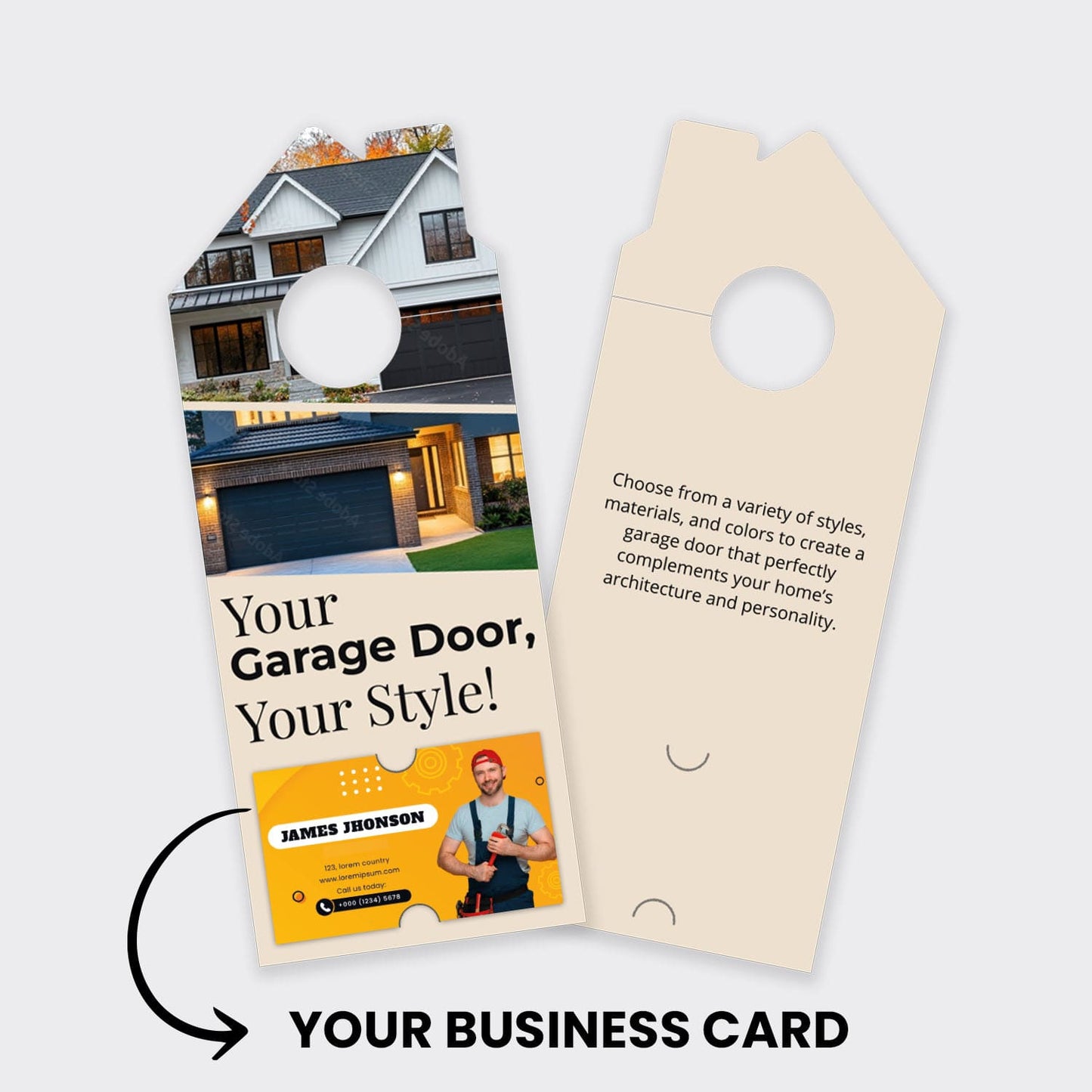 Garage Door Services Door Hanger