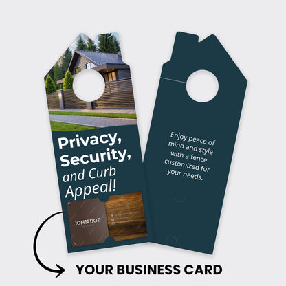 Fence Services Door Hanger