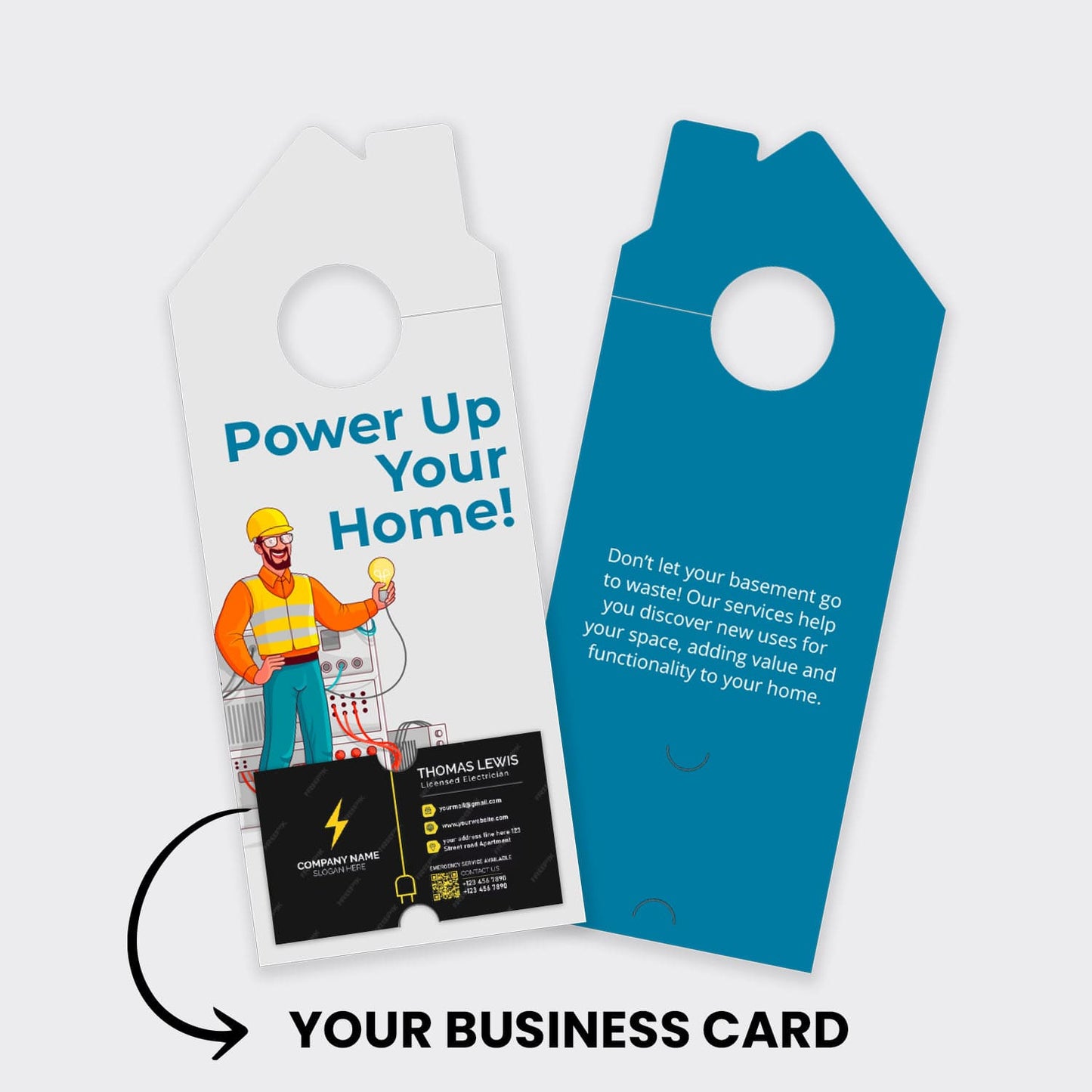 Electrician Services Door Hanger