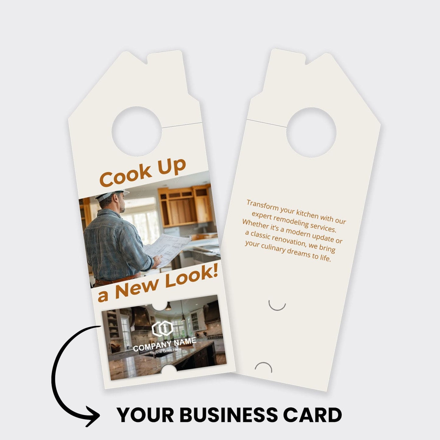Kitchen Remodeling Services Door Hanger