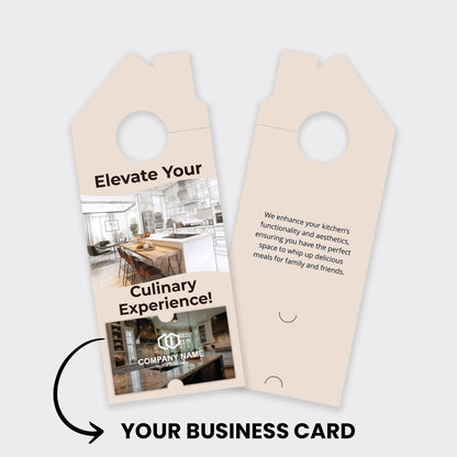 Kitchen Remodeling Services Door Hanger
