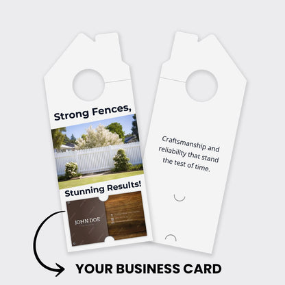 Fence Services Door Hanger