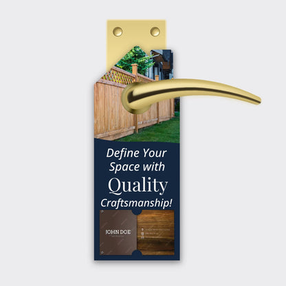 Fence Services Door Hanger