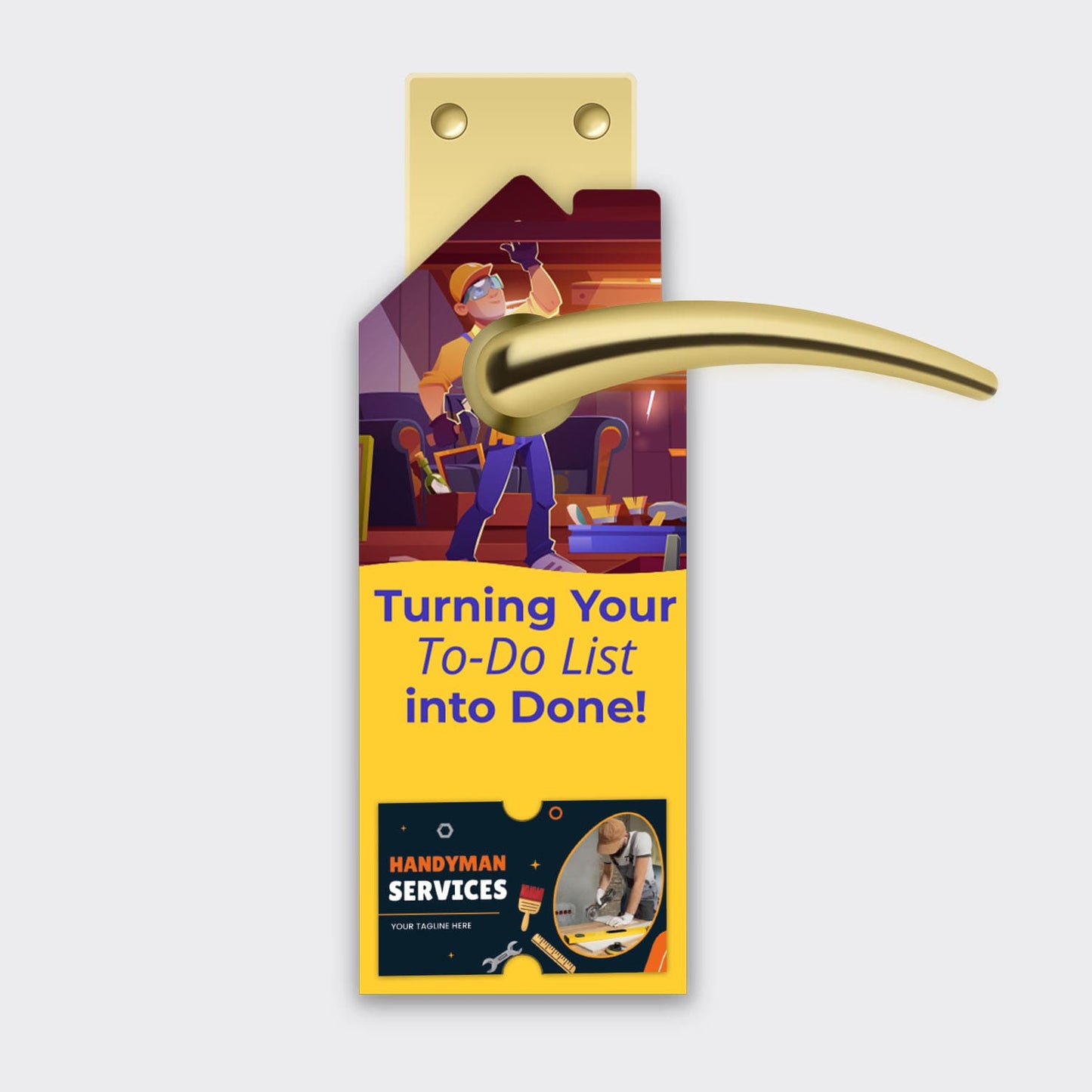 Handyman Services Door Hanger