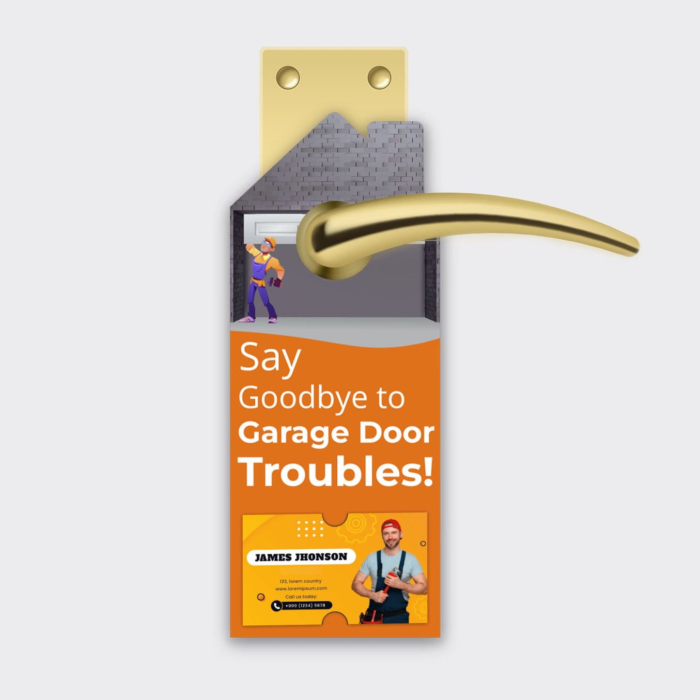 Garage Door Services Door Hanger