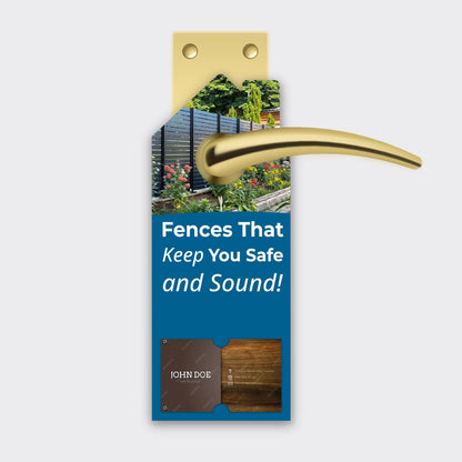 Fence Services Door Hanger