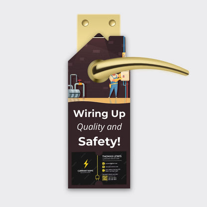 Electrician Services Door Hanger