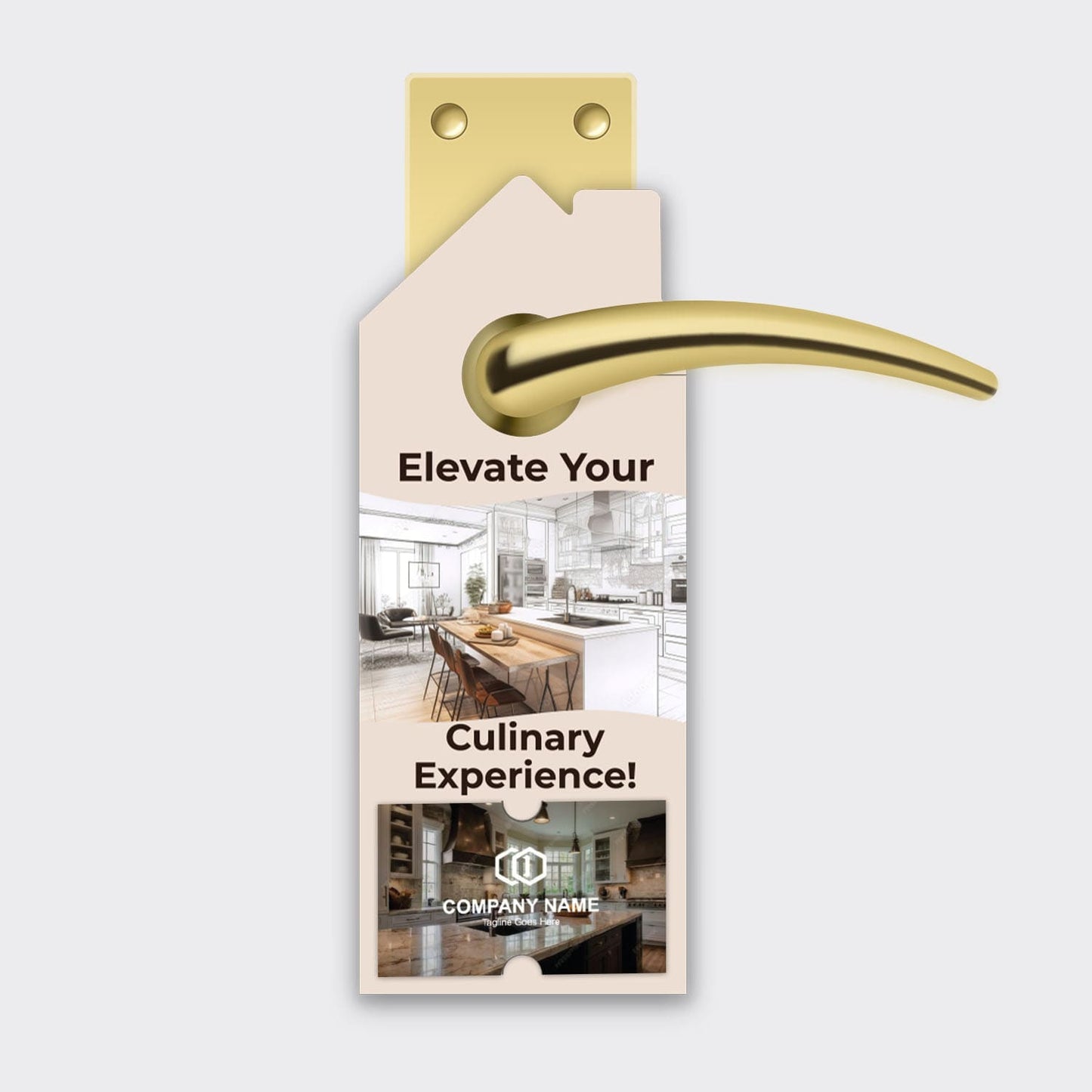 Kitchen Remodeling Services Door Hanger
