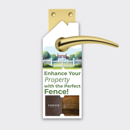 Fence Services Door Hanger