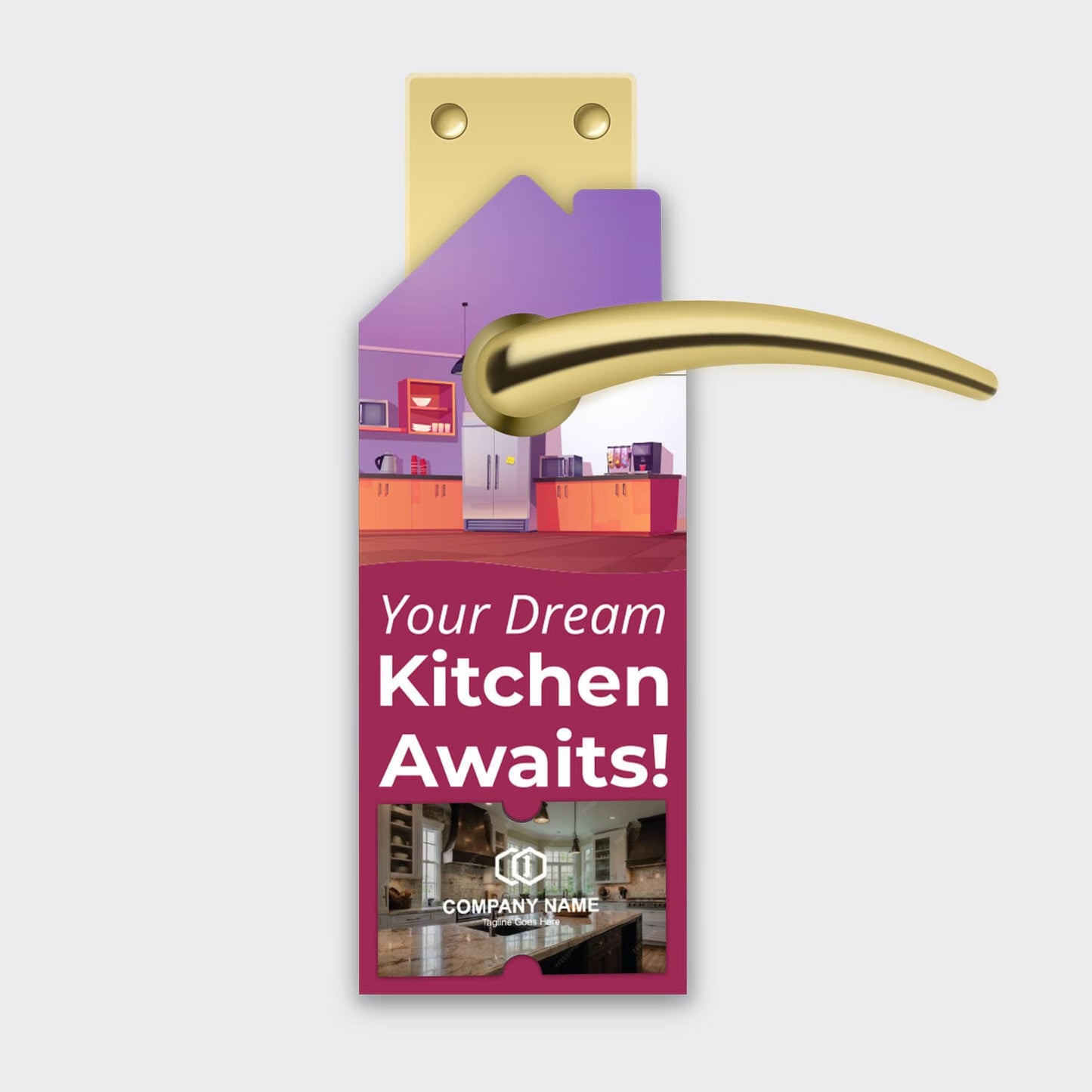 Kitchen Remodeling Services Door Hanger