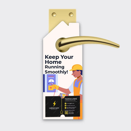 Electrician Services Door Hanger