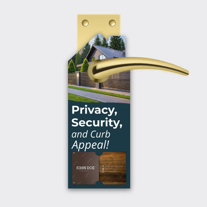 Fence Services Door Hanger